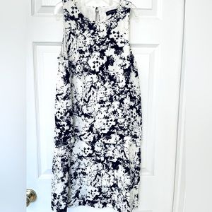 Banana Republic black & white dress, size 0